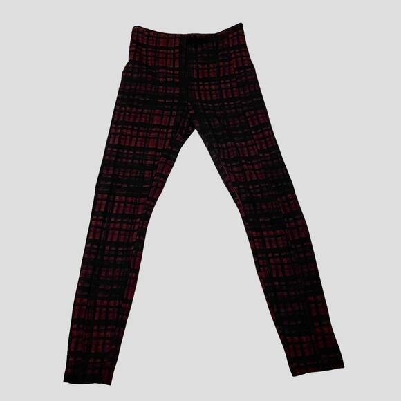 Lyssé Mara Plaid High Waist Ponte Leggings - Small - Picture 2 of 12